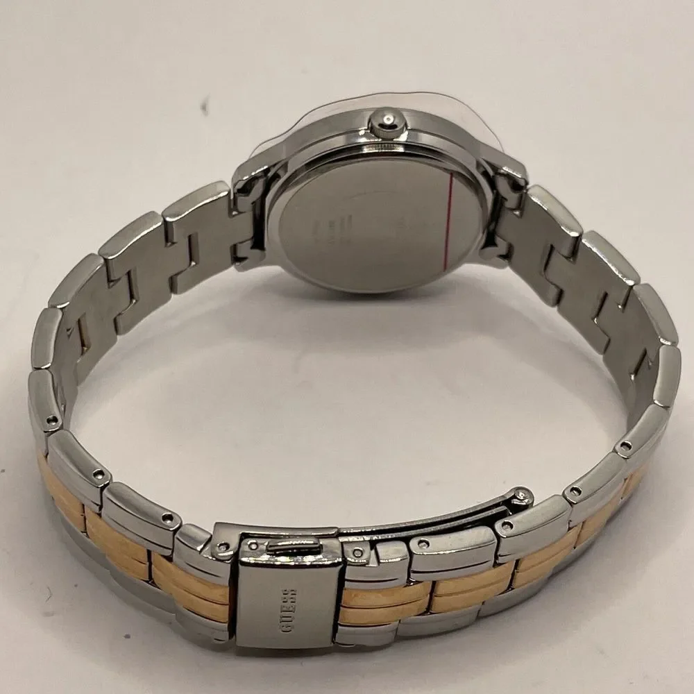 Guess Chelsea U1222L1 Womens Stainless Steel Analog Black Dial Quartz Watch Cv54